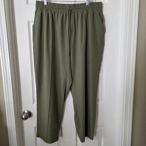 On 34th Pull-on Pants Women's size 1X Olive Green